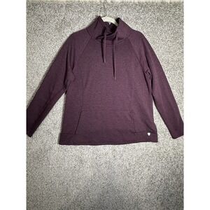 Kuhl Freethinkr Cowl Neck Pullover Sweater Purple Womens XL